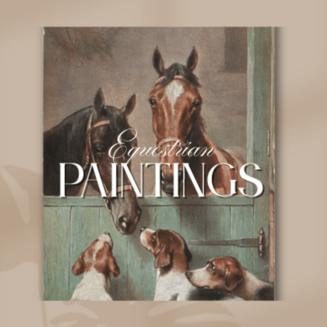 Галерея мода Картины Equestrian painting #2